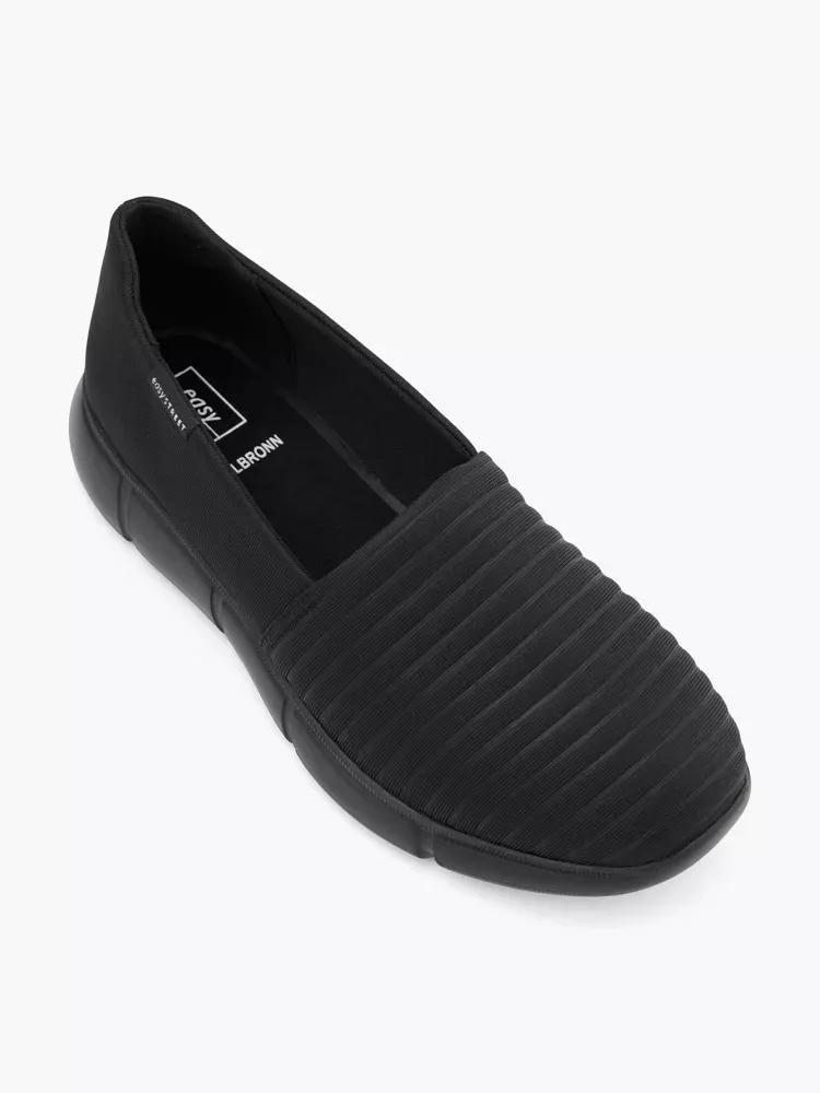 Black Lace-Less Sneakers, , large image number 1