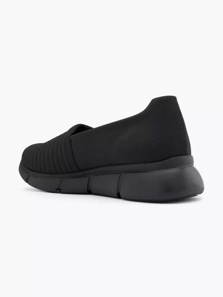 Black Lace-Less Sneakers, , large image number 2