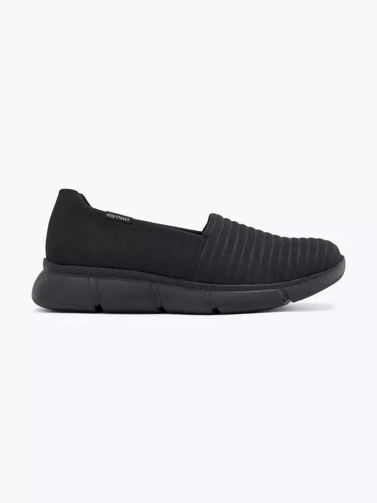 Black Lace-Less Sneakers, , large image number 3
