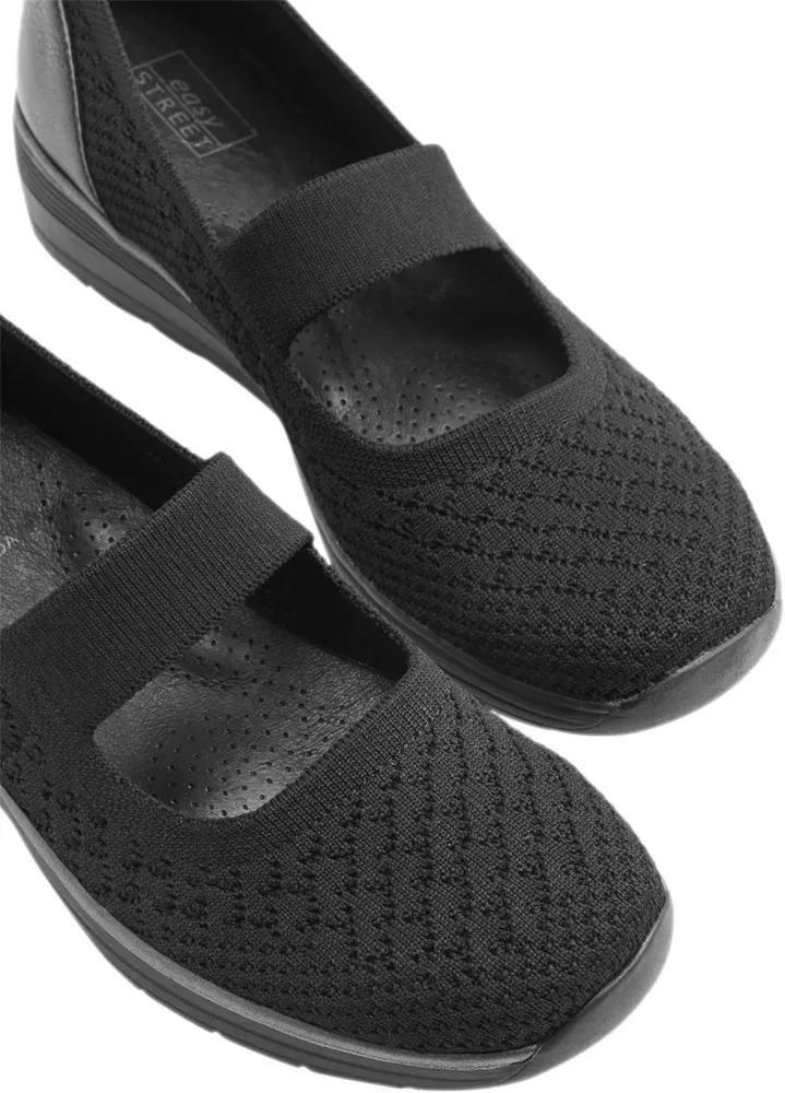 Black Comfortable Shoes With A Leather Insole, , large image number 6