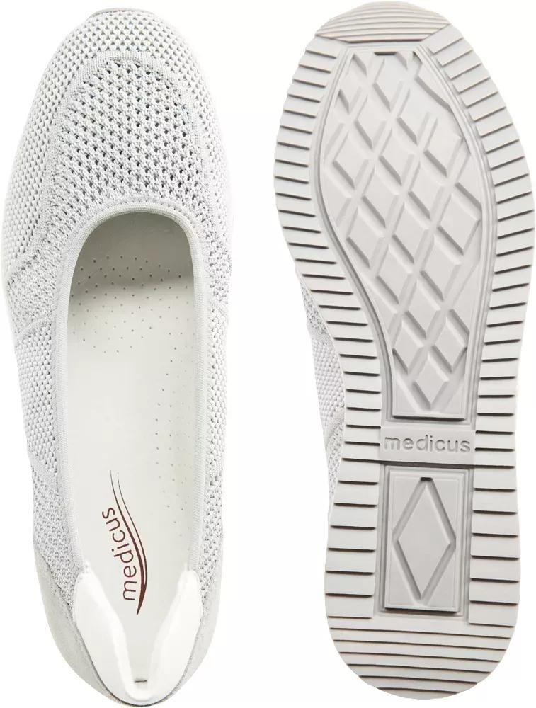 Grey Fabric Slip-On Loafers, , large image number 4