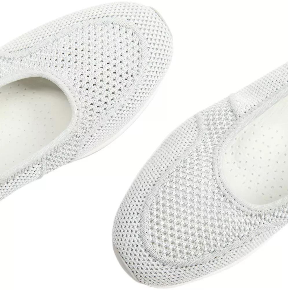 Grey Fabric Slip-On Loafers, , large image number 6