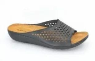 Grey Openwork Slippers, , large image number 0