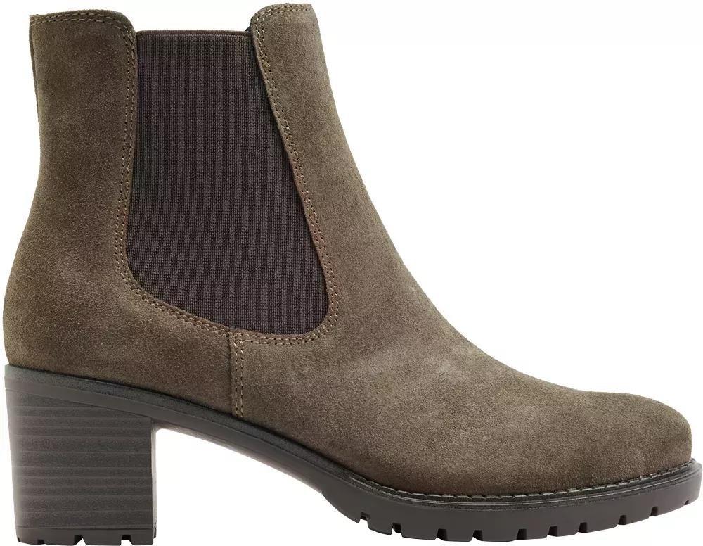 Brown Block Heel Chelsea Boots, , large image number 2