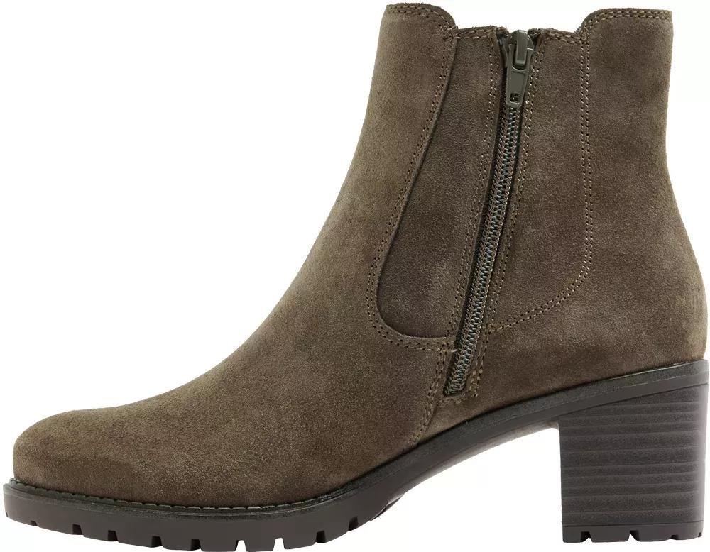 Brown Block Heel Chelsea Boots, , large image number 3