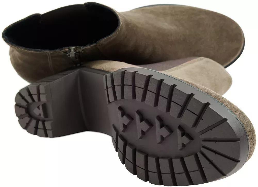 Brown Block Heel Chelsea Boots, , large image number 4