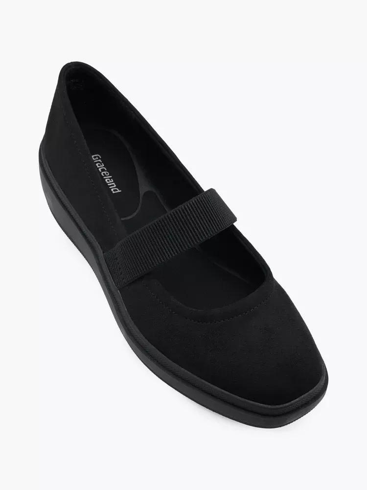 Black Mary Jane Shoes, , large image number 1