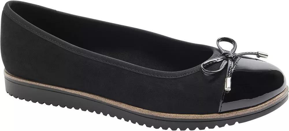 Black Slip On Flats, , large image number 1