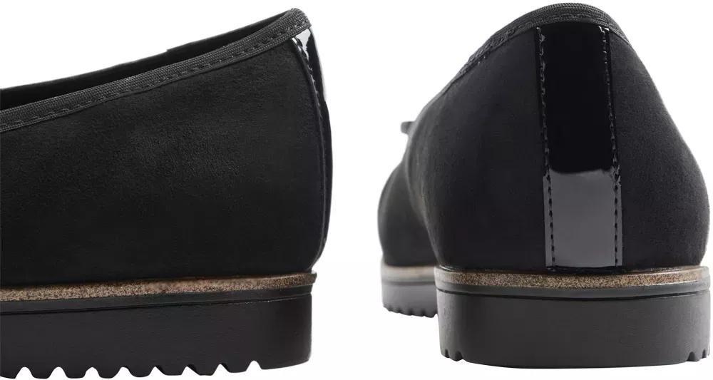 Black Slip On Flats, , large image number 5