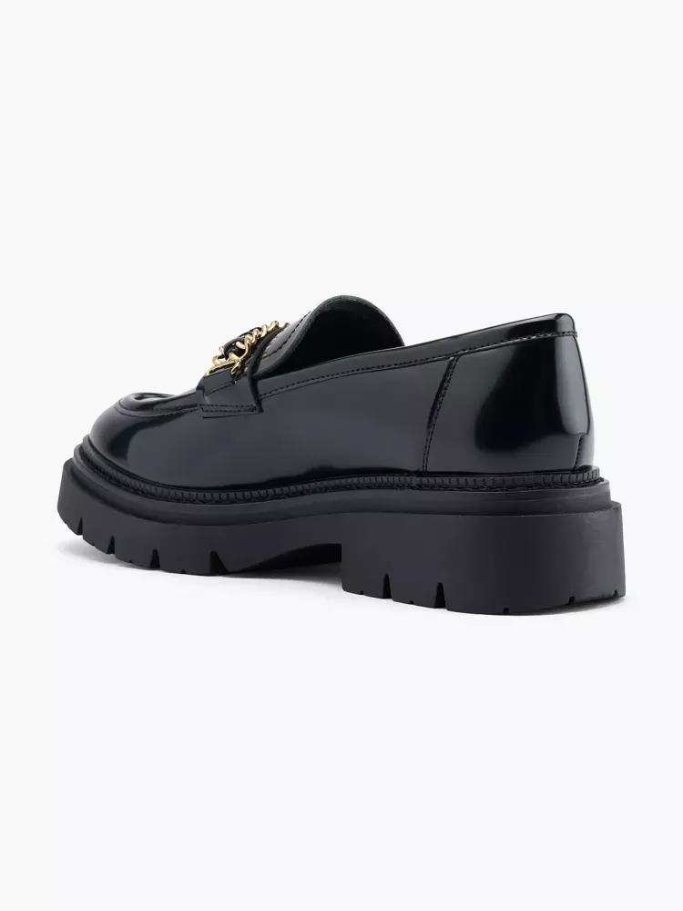 Black Chunky Loafers, , large image number 2