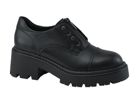 Black Chunky Heel, No Color, large image number 0