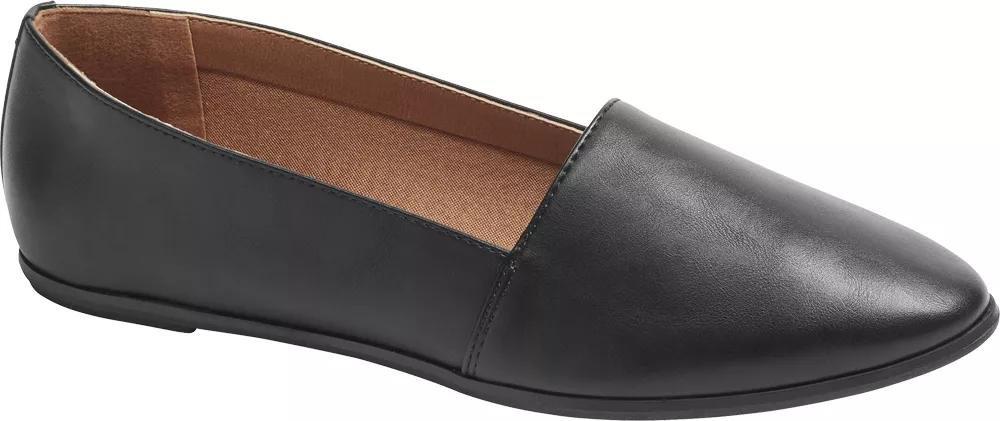 Black Flat Loafers, , large image number 0