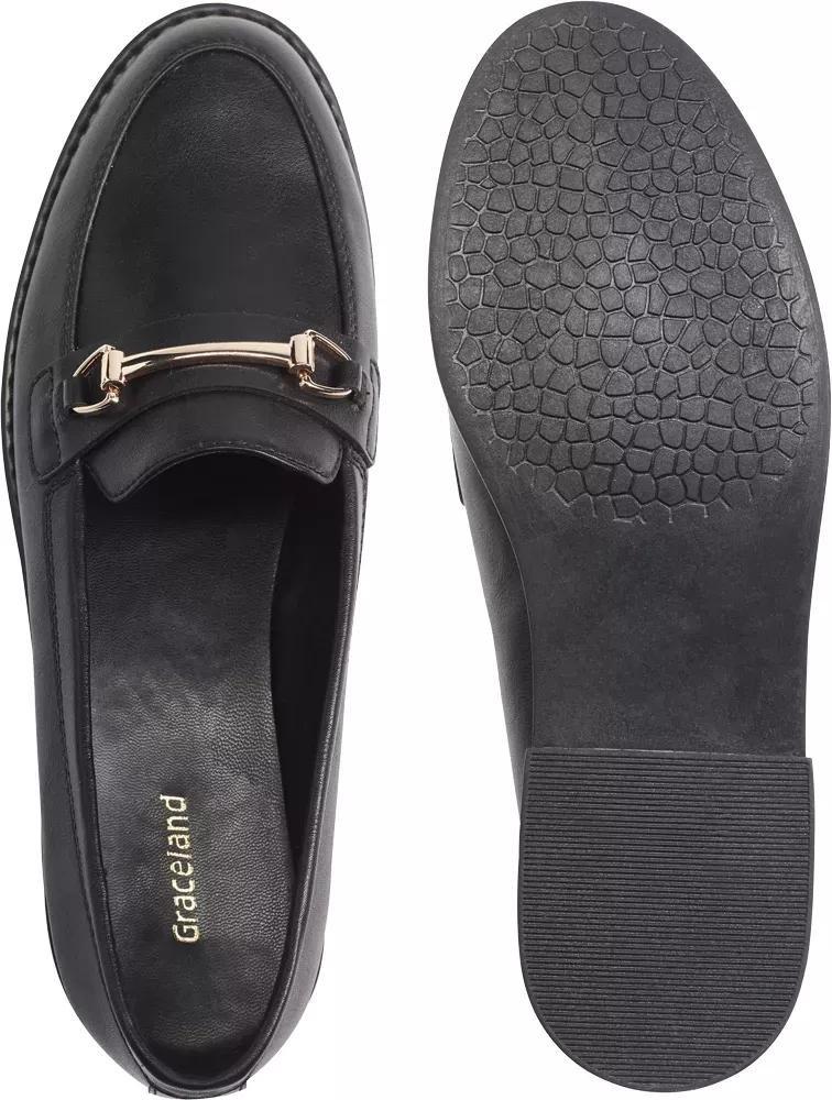 Black Leather Moccasin, , large image number 4