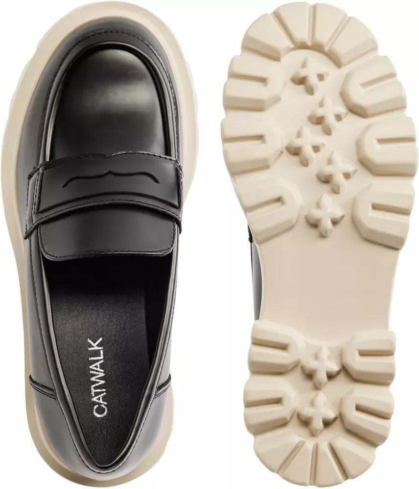 Black Moccasins Loafers, , large image number 4
