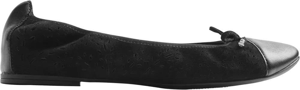 Black Leather Heels, , large image number 0