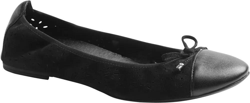 Black Leather Heels, , large image number 1
