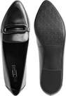 5th Avenue - Black Comfort Loafer Slip On Flats