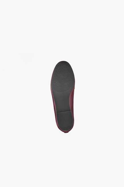 Dark Red Loafers With Animal Embossing, Women, , large image number 3