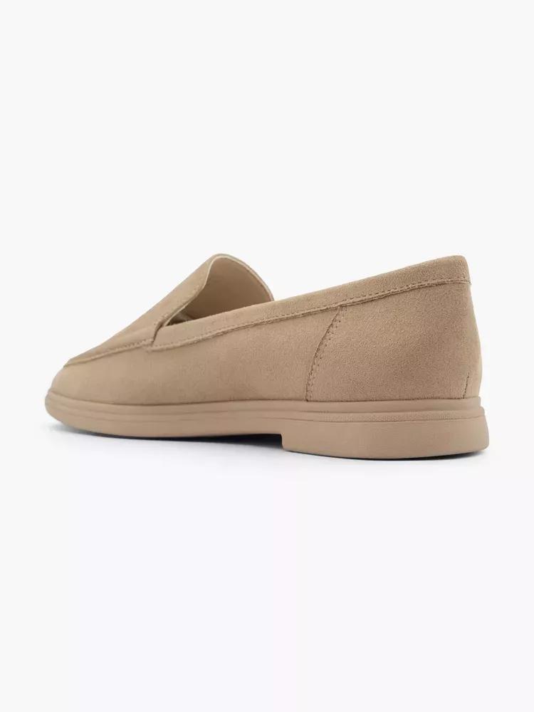 Beige Slip-On Loafers, , large image number 2