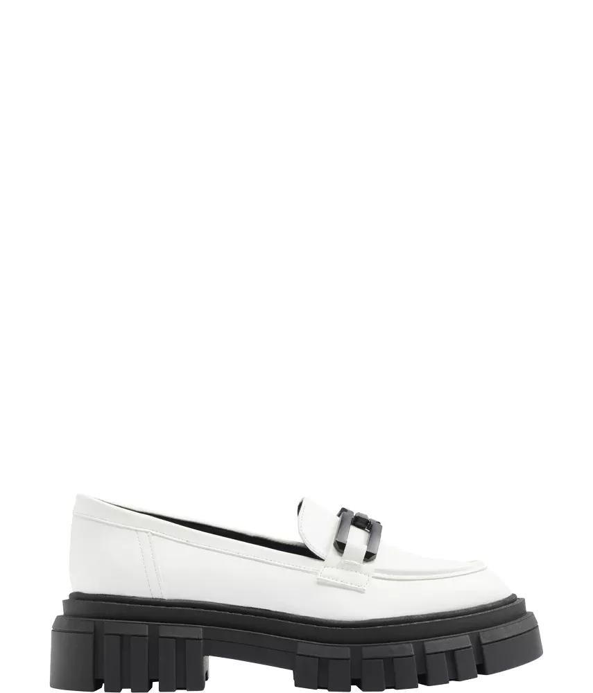 White Platform Loafers, , large image number 2