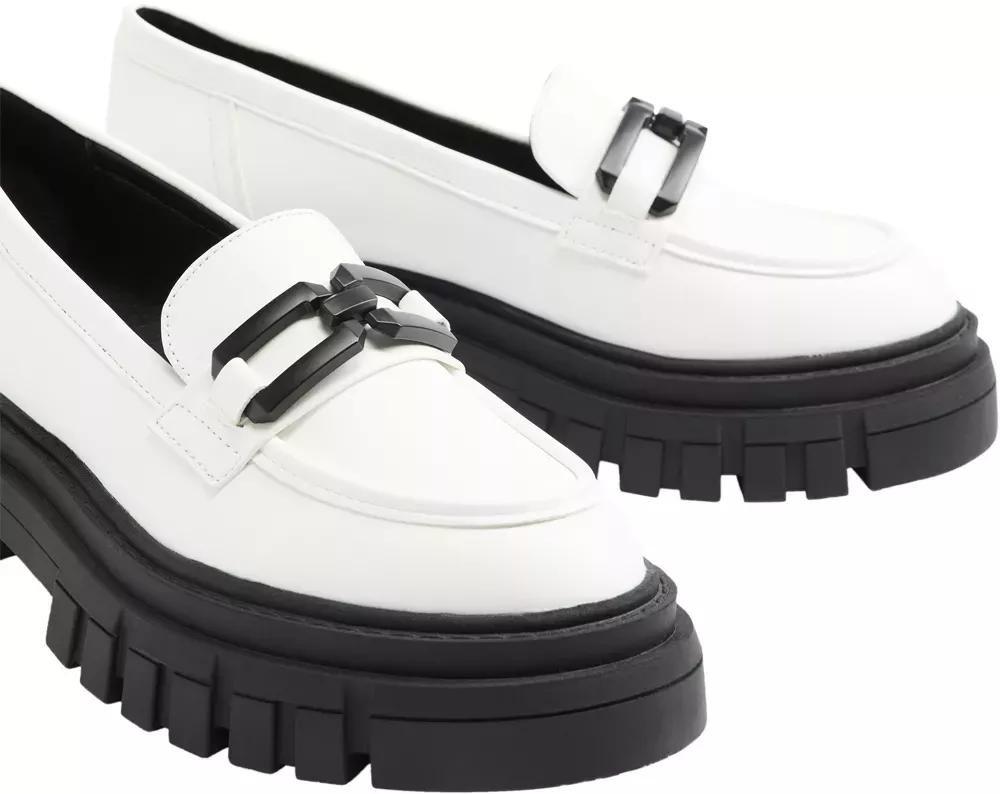 White Platform Loafers, , large image number 6