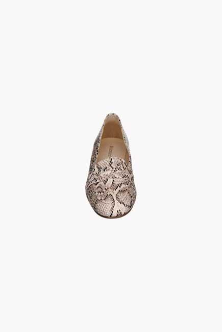 Grey Animal Print Pattern Loafers, Women, , large image number 3
