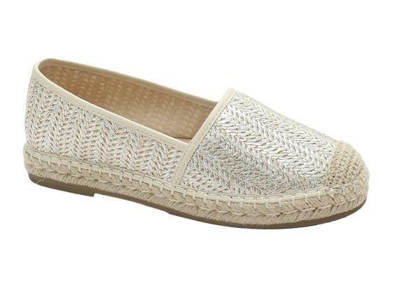 Beige Woven Espadrilles, , large image number 1