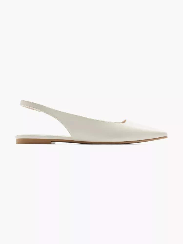 Beige Sling Ballerinas, , large image number 0