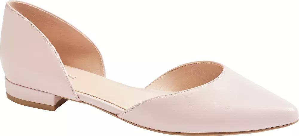 Pink Pointed Toe Slippers, , large image number 1