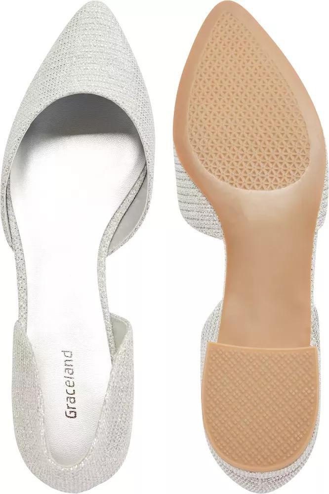 Grey Pointed Slippers, , large image number 4