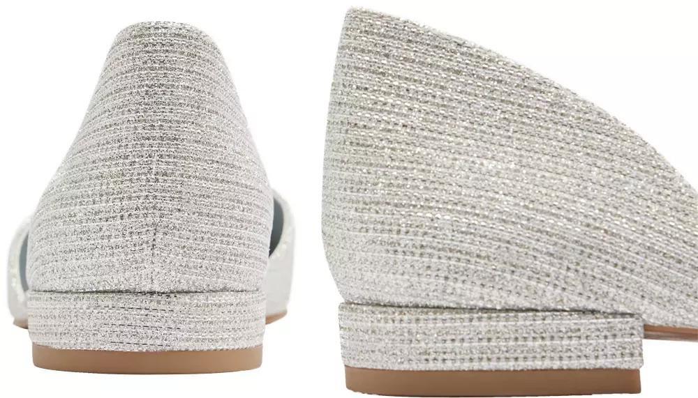 Grey Pointed Slippers, , large image number 5