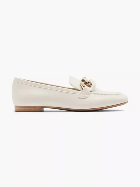 Graceland - White Chain Detail Loafer