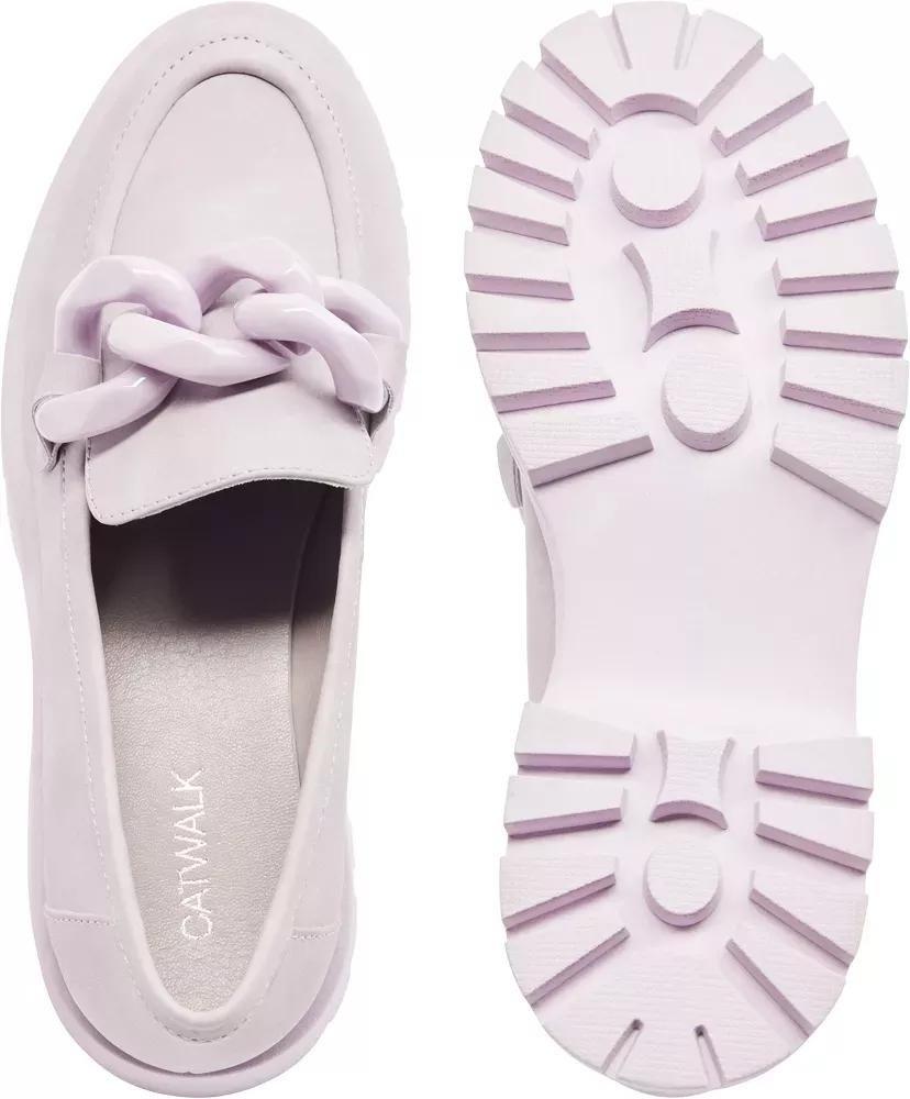Purple Chunky Chain Loafers, , large image number 4