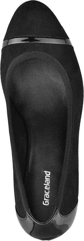 Black Block Heeled Mules, , large image number 1