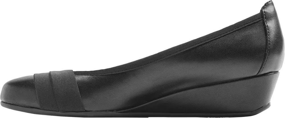 Black Wedge Heel Ballerinas, , large image number 3