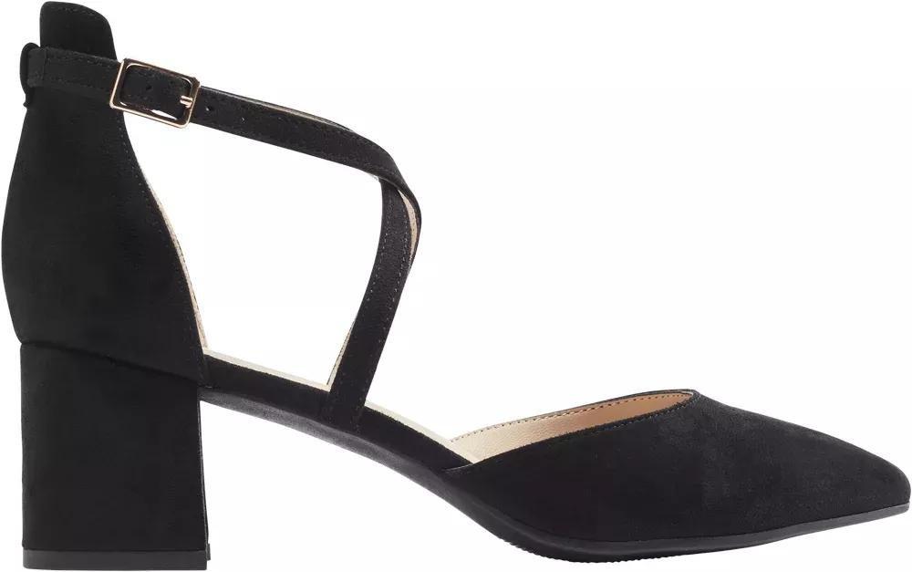Black Pointed Toe Heels, , large image number 2