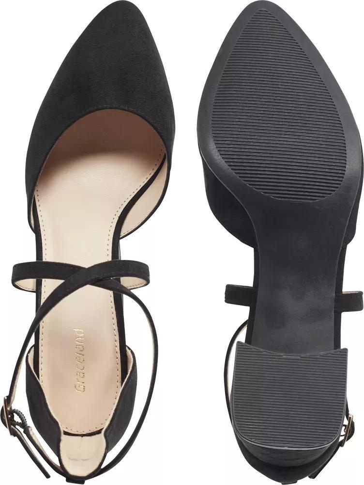 Black Pointed Toe Heels, , large image number 4
