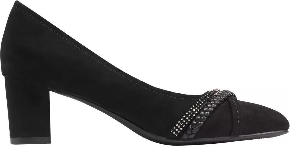 Black Pointed Toe Pumps, , large image number 2