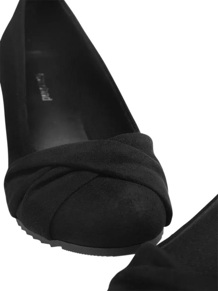 Black Wedge Pumps, , large image number 6
