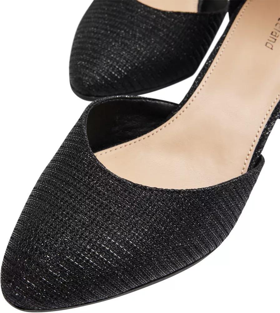 Black Ankle Strap Block Heels, , large image number 6