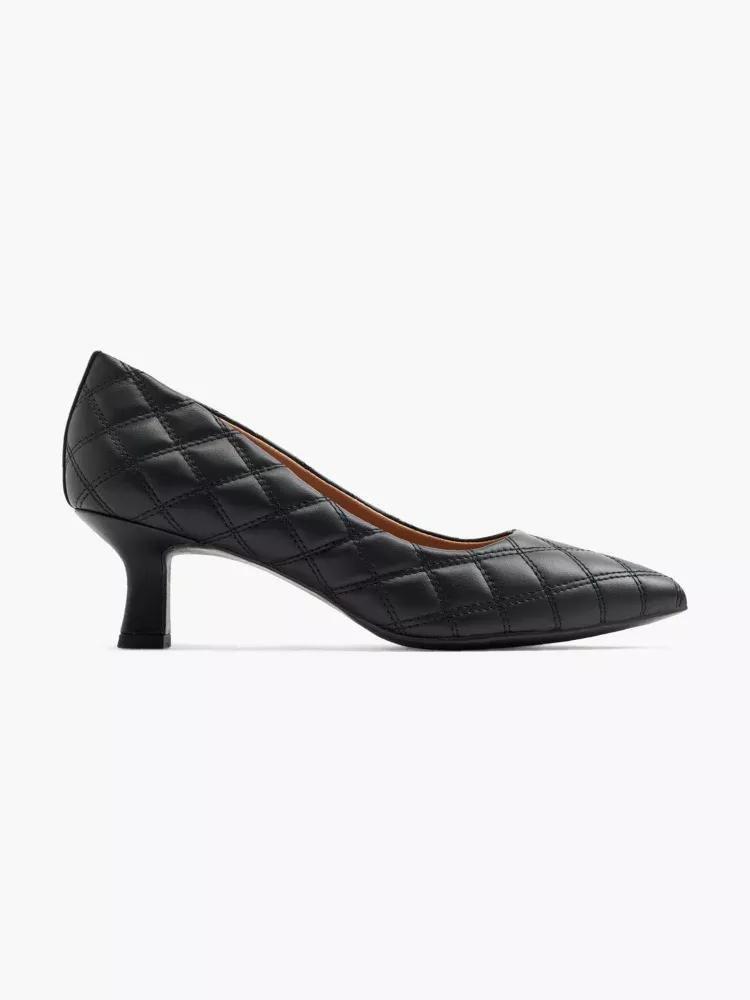 Black Pointed Toe Heels, , large image number 0