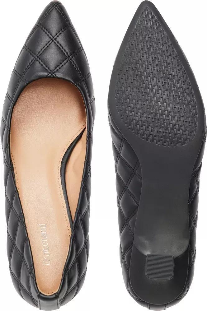 Black Pointed Toe Heels, , large image number 4