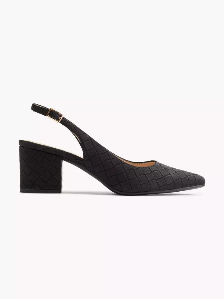 Black Block High Heels, , large image number 0
