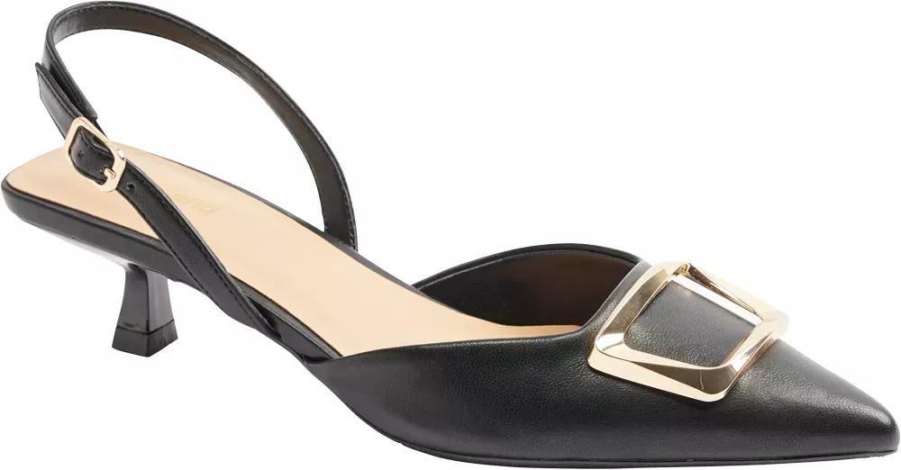 Black Slingback Heels, , large image number 1