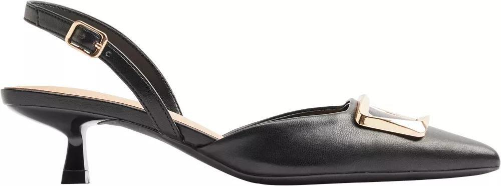 Black Slingback Heels, , large image number 2
