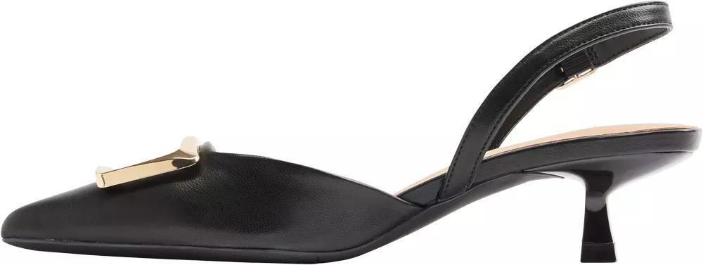 Black Slingback Heels, , large image number 3