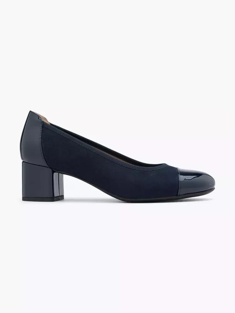 Navy Patent Details Pumps, , large image number 0