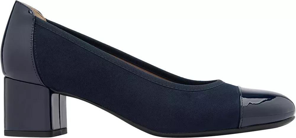Navy Patent Details Pumps, , large image number 1