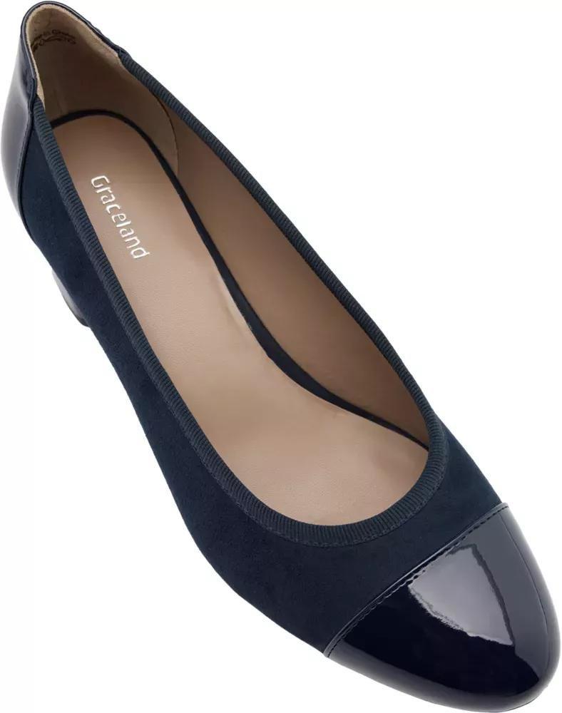 Navy Patent Details Pumps, , large image number 3
