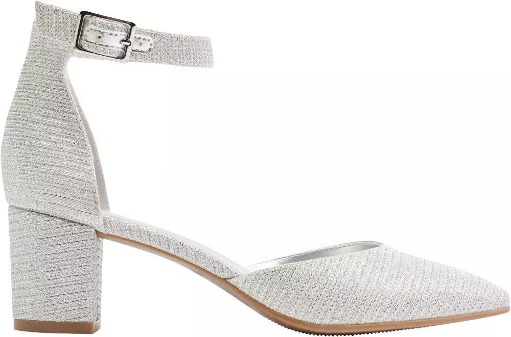 White Pointed Toe Heels, , large image number 2